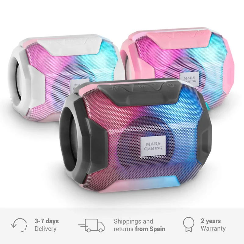 

Bluetooth-Колонка Mars Gaming MSBAX, 10 Вт, USB/MicroSD/FM
