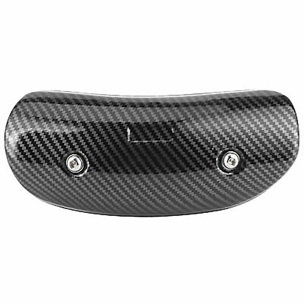 

With Screws Heat Shield Accessories Pipe Carbon Fiber Cover Middle Parts