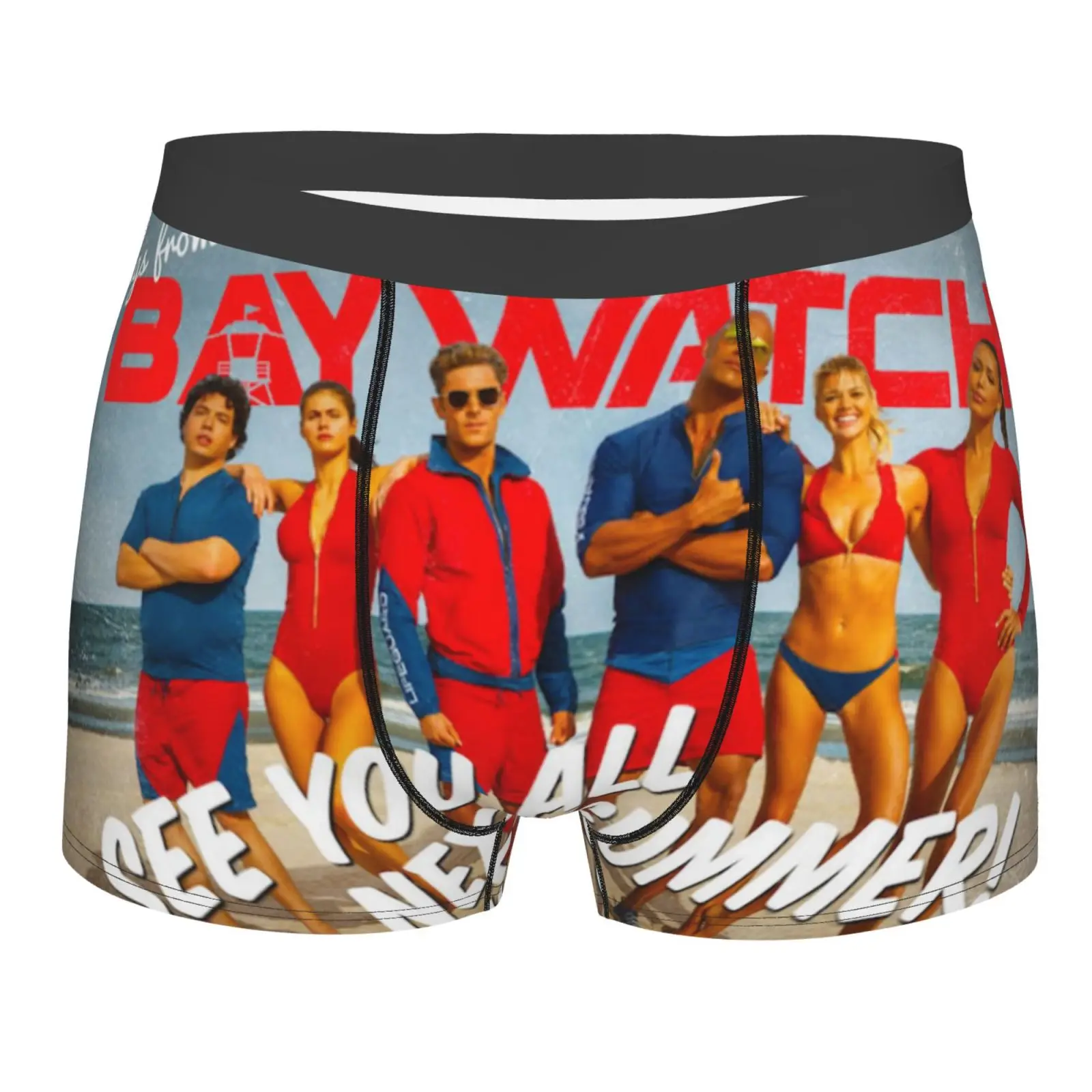 

Трусы-боксеры Baywatch 398 мужские/женские, пикантное нижнее белье для мужчин и женщин, с несколькими карманами