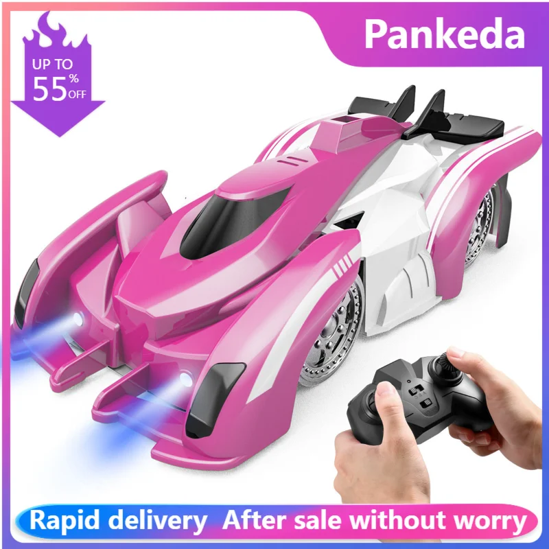 

2.4G mini Remote Control Wall Climbing RC Car Anti Gravity Ceiling Racing Car Electric Toys Machine Auto RC Car For Kid Toy Gift