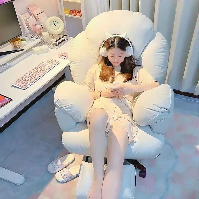Компьютерное кресло Lazy bequemer und sitzender Heimcomputer-Sofastuhl verstellbarer Rosenostuhl Lounge-Sessel