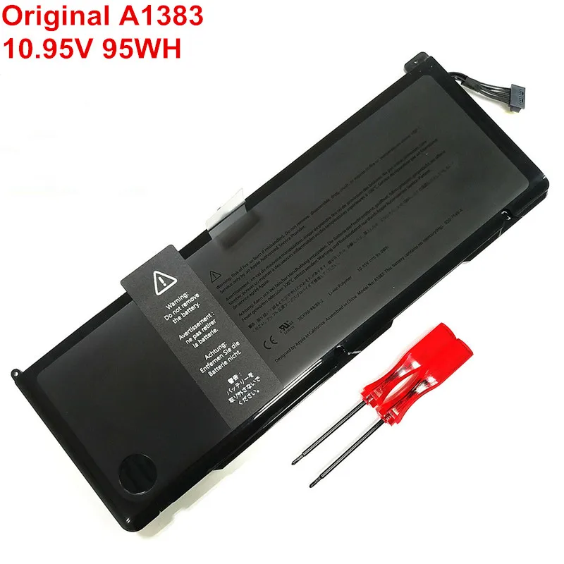 Новый оригинальный аккумулятор OEM A1383 для Apple MacBook Pro 17 дюймов A1297 10 95 в Вт/ч 9 ячеек