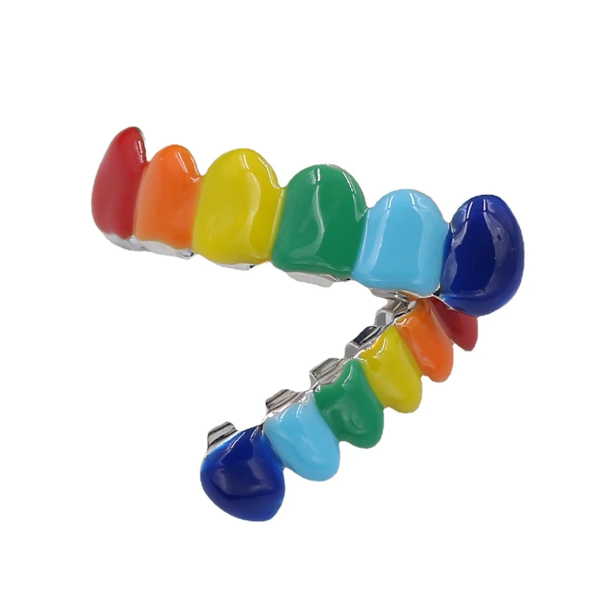 Зубные коронки золотого и серебряного цвета в ассортименте