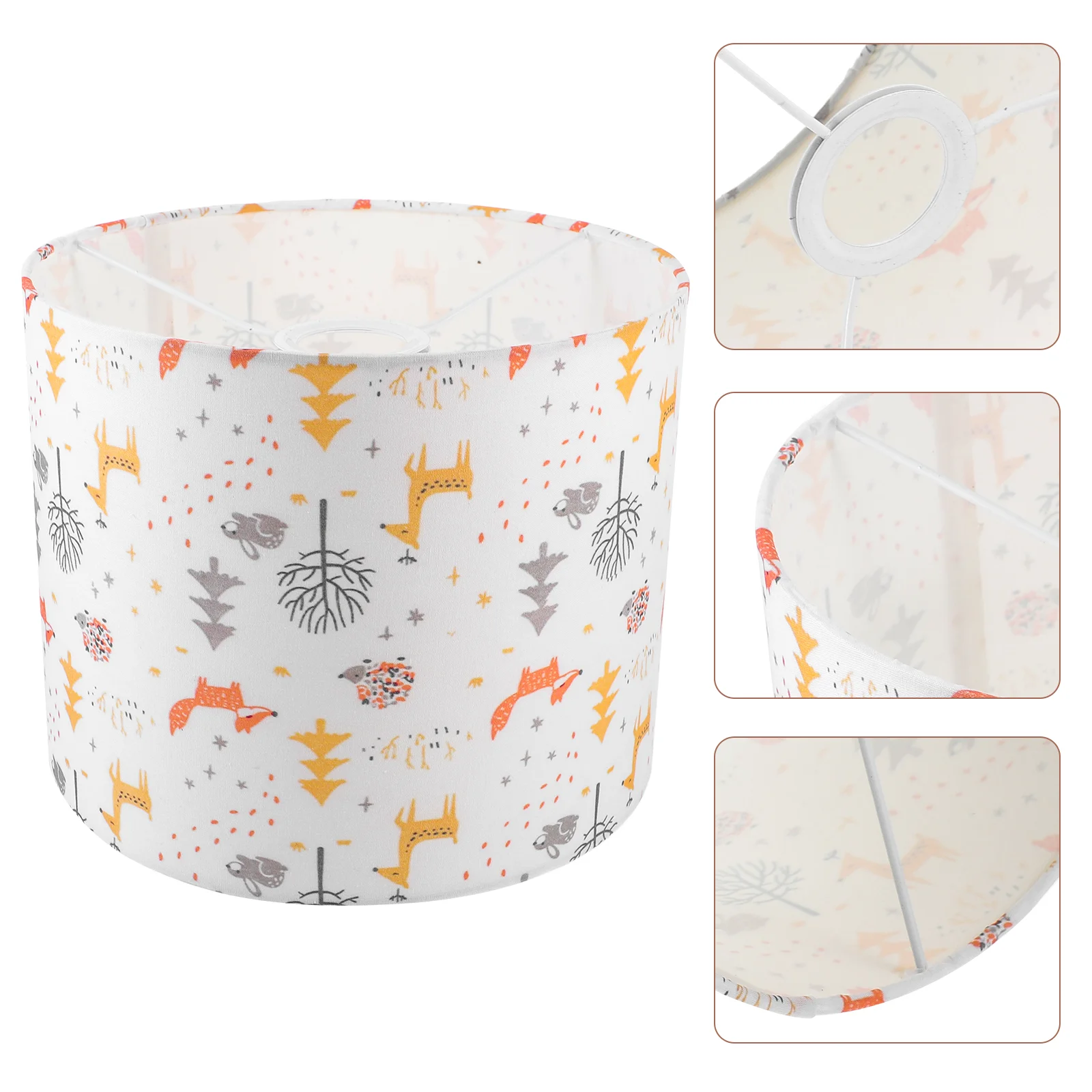 

Fabric Lampshade Replacement Lampshades Standard Printing Replaceable Table Light Cloth