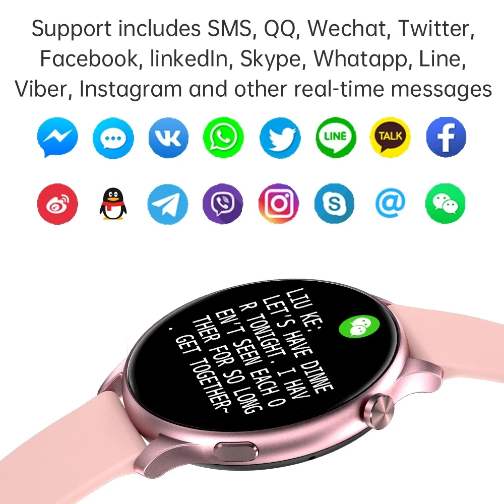 Новинка 2022 модные женские Смарт-часы с Bluetooth сенсорный экран водонепроницаемый