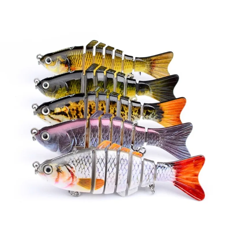 

5pc 10cm 15g Wobblers Pike Fishing Lures Artificial Multi Jointed Sections Artificial Hard Bait Trolling Pike Carp Fishing Tools