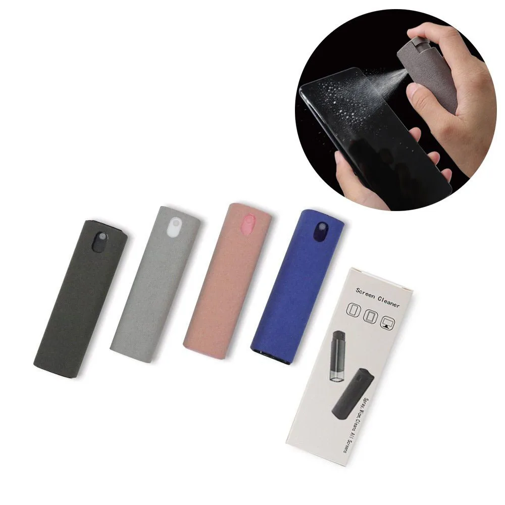 

Portable Mobile Phone Screen Cleaning Spray Bottle Microfiber Cloth Instantly Clean Screen TV Shell Mobile Screen Cleaner