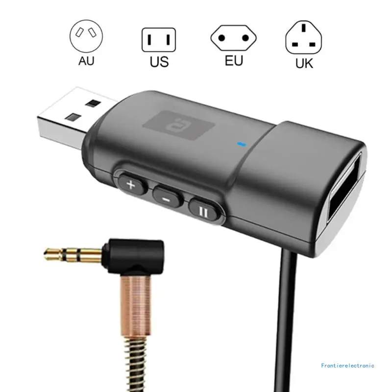 

BT5.0 3.5mmAUX Car Player USB Support Handsfree Music Player DropShipping