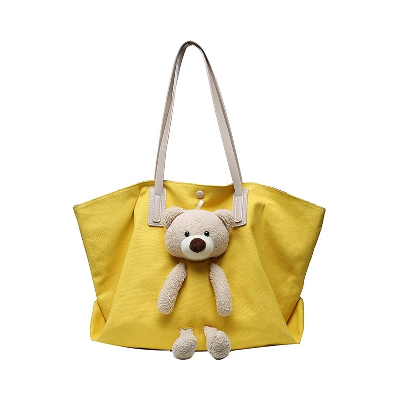 

Large Capacity Bag Women's Bag New Fashion Canvas Shoulder Bag Student Versatile Handheld Tote Bag