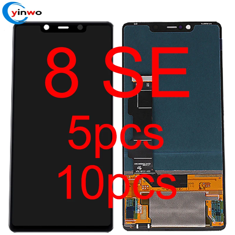 

5/10 Pcs Wholesale Original AMOLED For Xiaomi Mi 8 SE LCD Display Touch Screen Digitizer Assembly With Frame