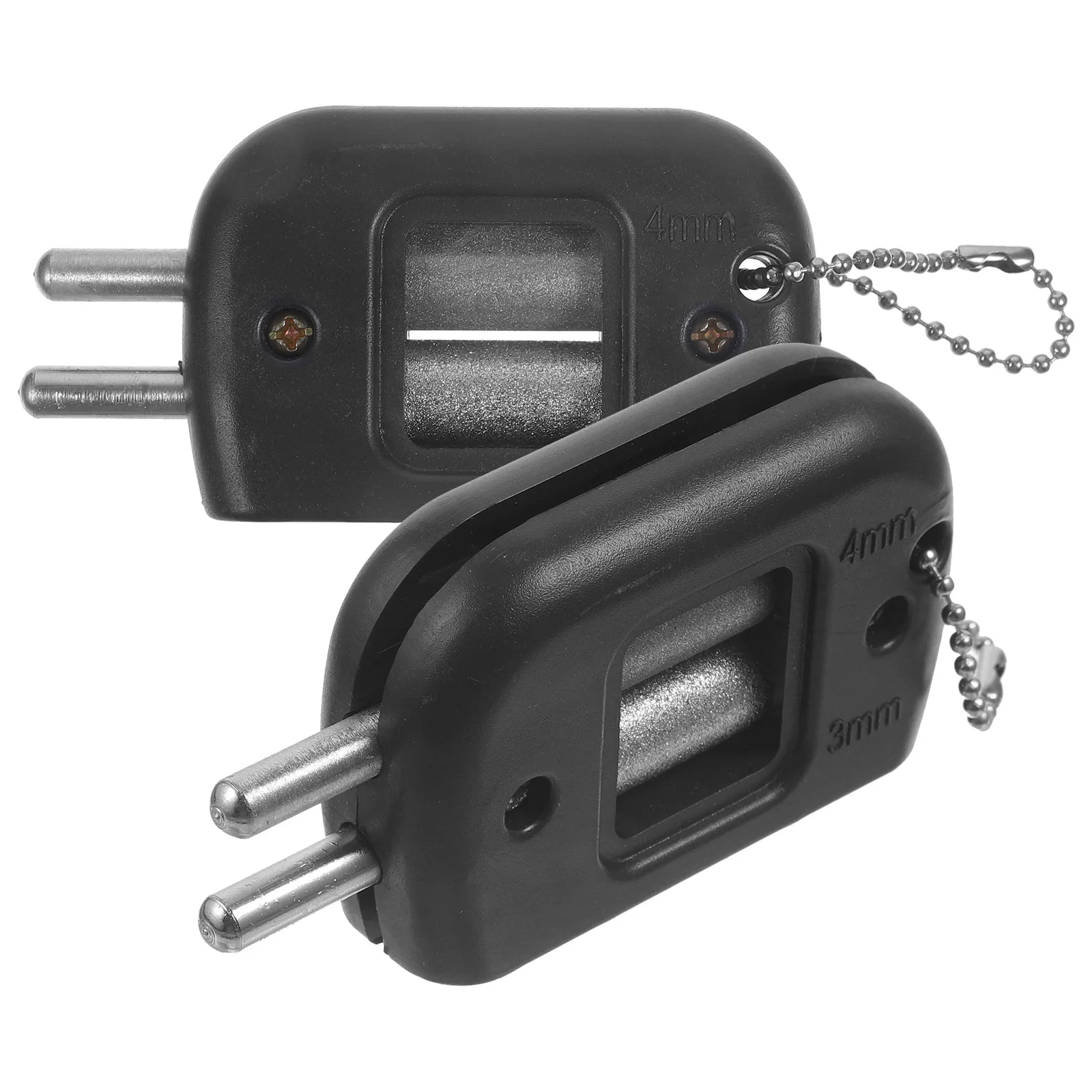 

2pcs Portable Skate Sharpener Convenient Skate Grindstone Small Ice Shoes Blades Sharpener