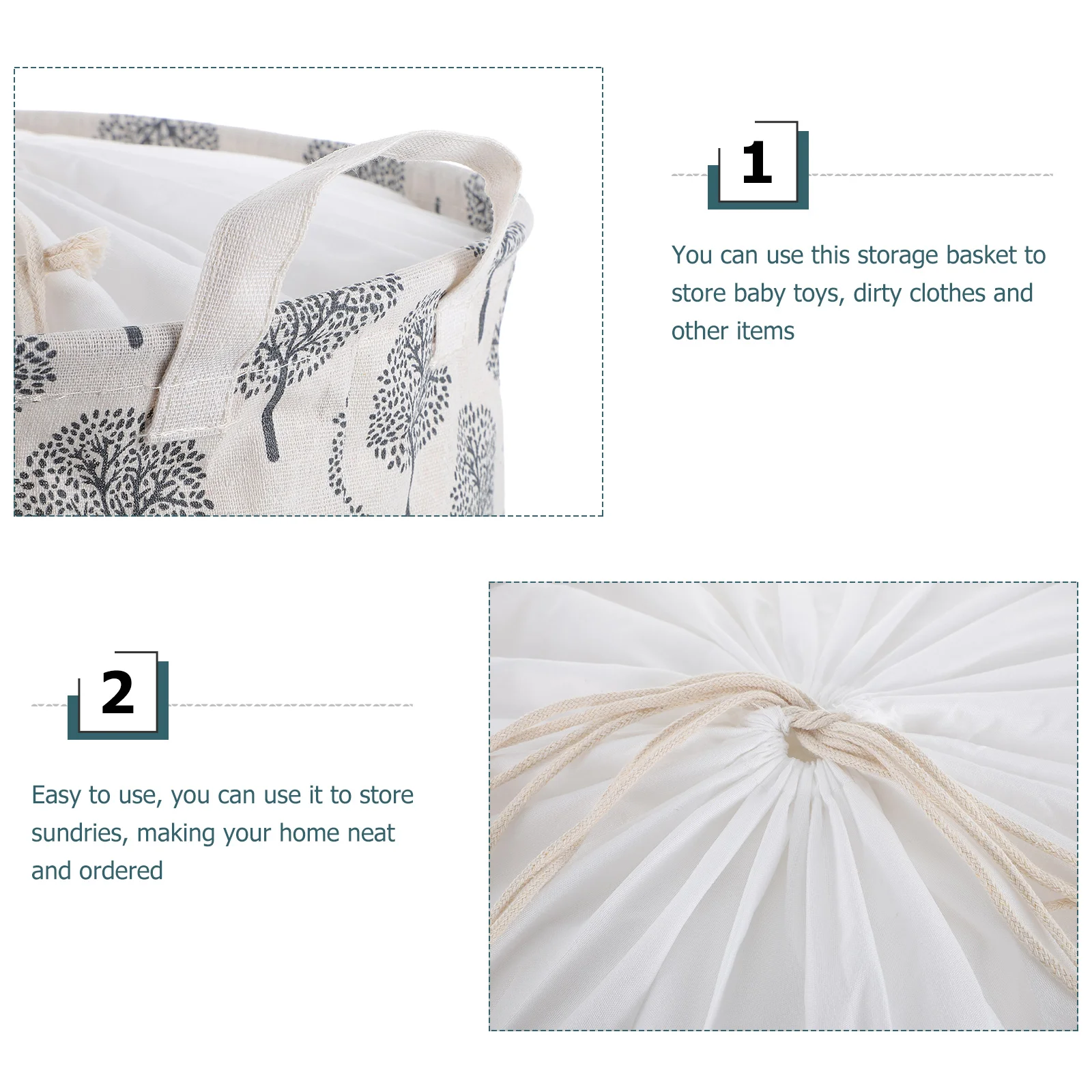 

Basket Storage Useful Home Organizer Foldable Laundry Basket Dirty Clothes Hamper for Storage Dirty Clothes