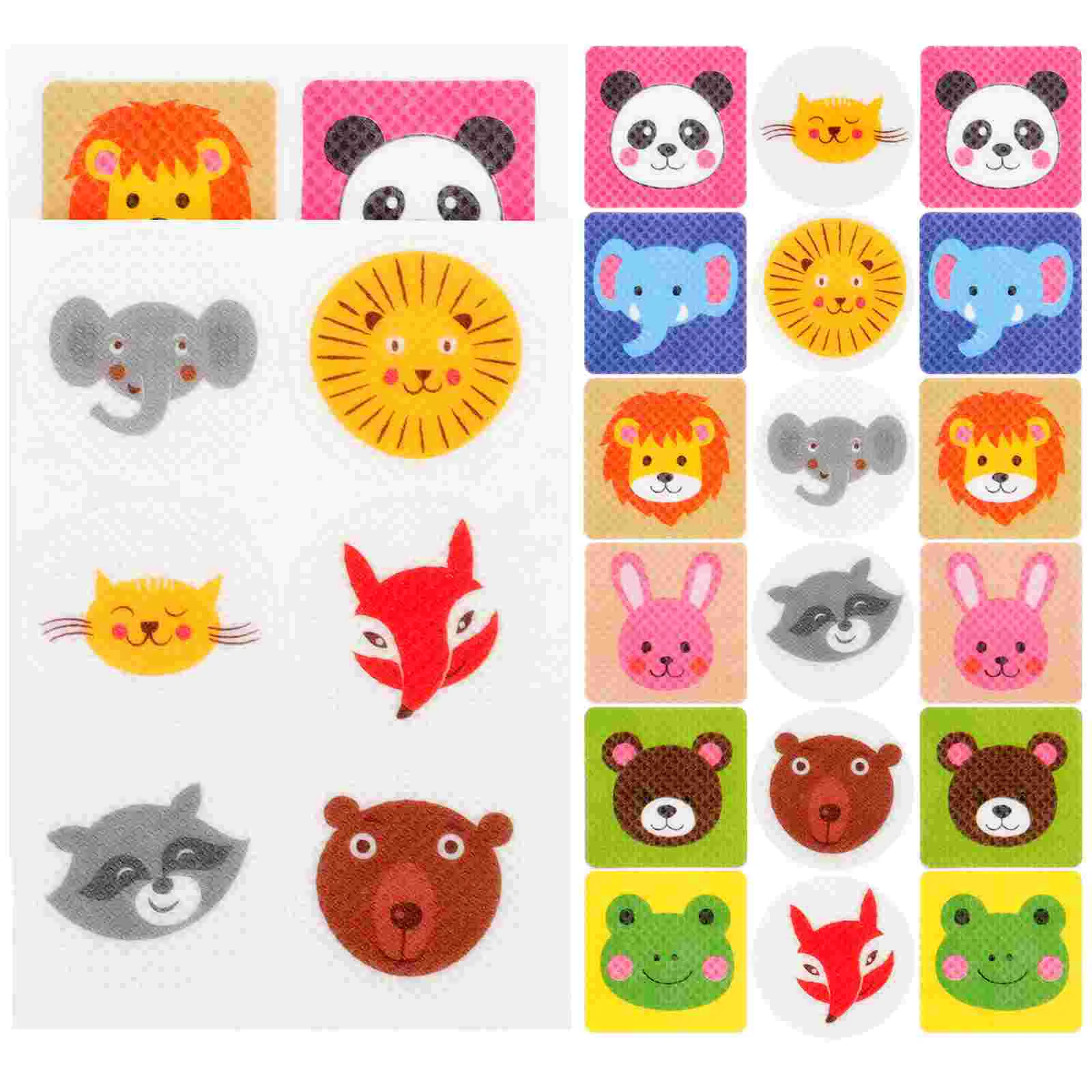 

10 Sheets Aldult Essential Oil Child Non-woven Fabric Cartoon Stickers