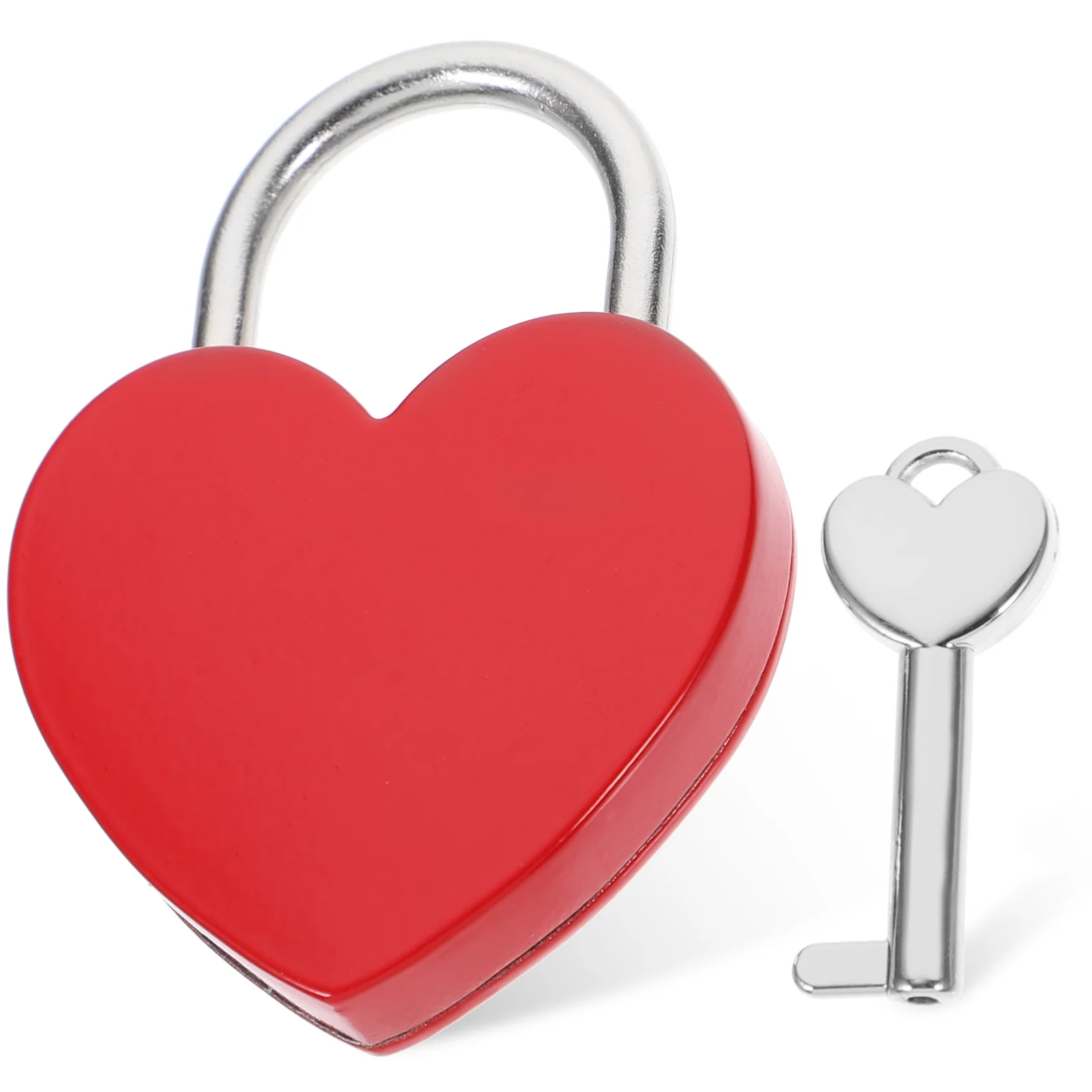 

Heart Lock Padlocks Keys Metal Small Carrying Case Locker Luggage Storage Bench Suitcase Backpack