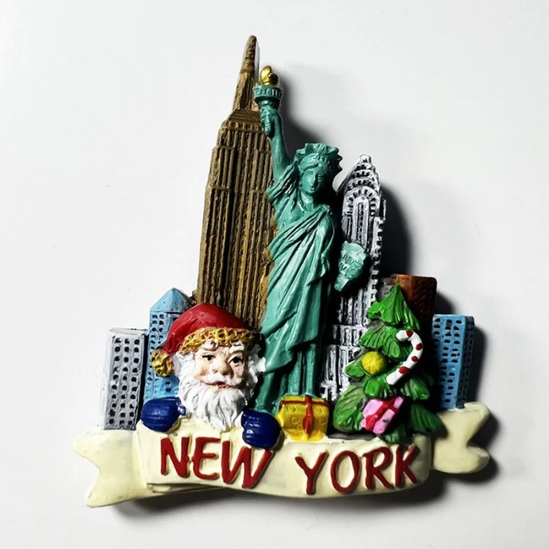 

United States Fridge Magnets New York Landmarks Travelling Souvenirs Magnetic Stickers For Photo Wall Wedding Birthday Gifts