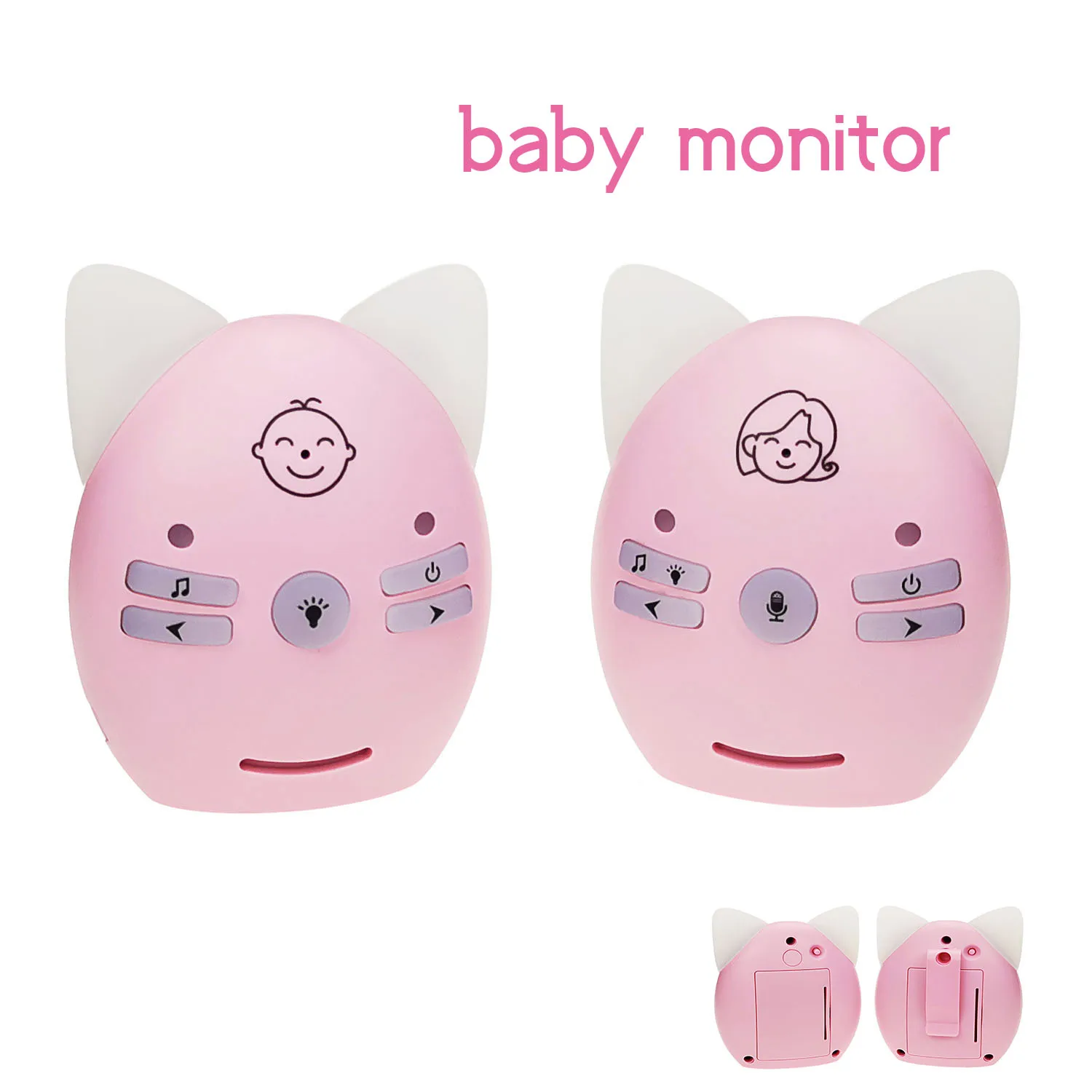 Baba New  Audio Baby Monitor 2.4GHz Digital Portable Monitor Baby Intercom Wireless Baby Monitor Baby Boy girl night cry V30