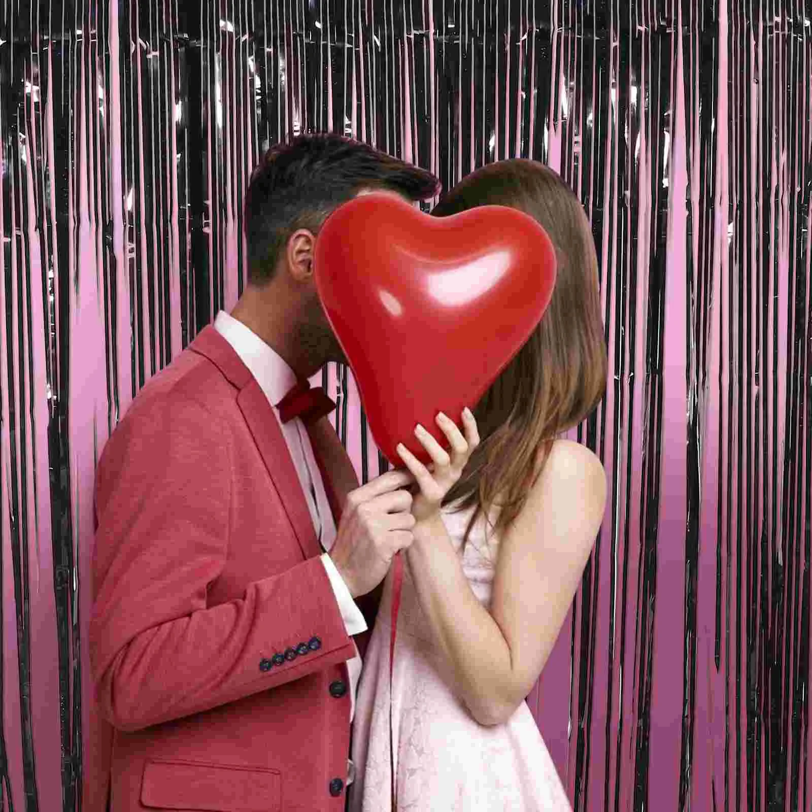 2 шт. занавеска от дождя серебряная фольга бахрома фон декор для вечеринки