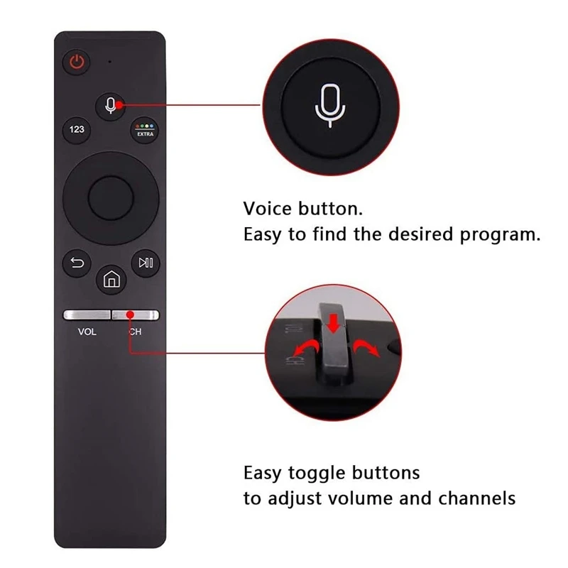 BN59-01242A пульт дистанционного управления для Samsung TV с голосом Blue-Tooth N55KU7500F UN78KS9800