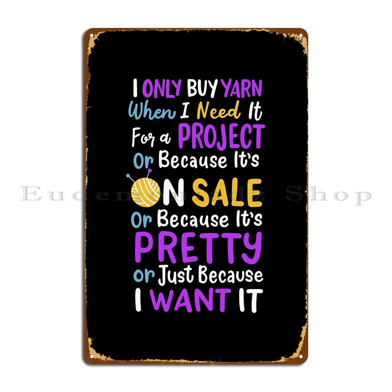 

Купите вязаный шерстяной металлический плакат с табличкой, Настенная роспись, Женский дизайнерский клубный плакат с Оловянным знаком для гостиной