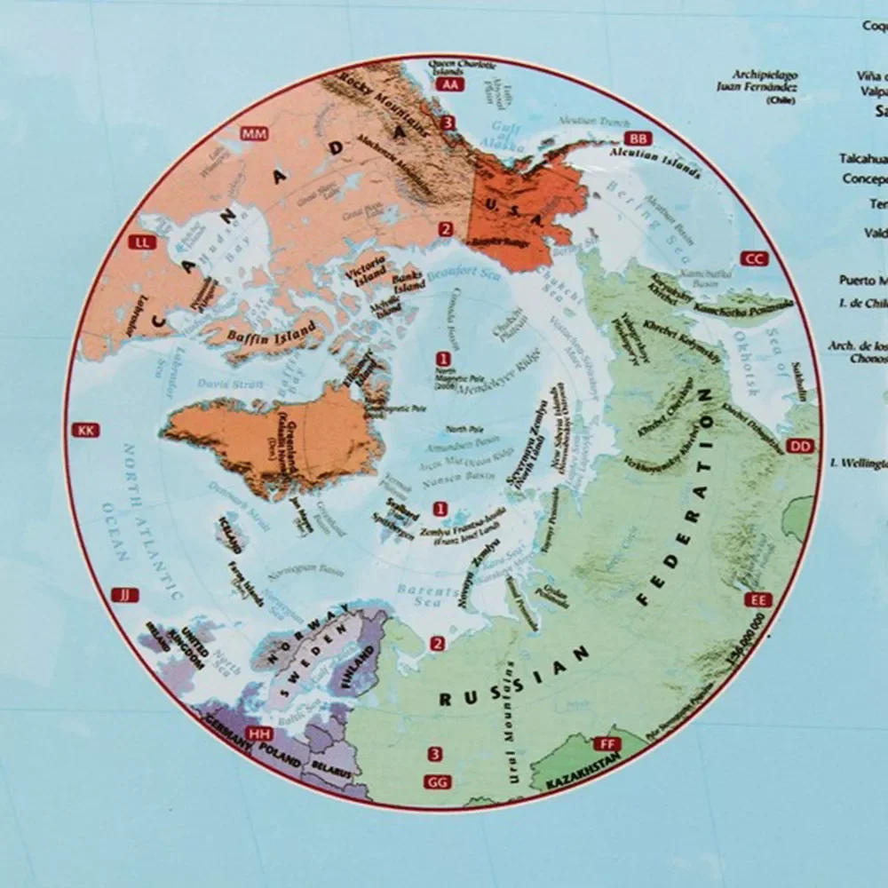 

Map Wall Sticker Large Map Of The World Poster With Country Flags Room Decoration Wall Chart Home Decor 100x70cm