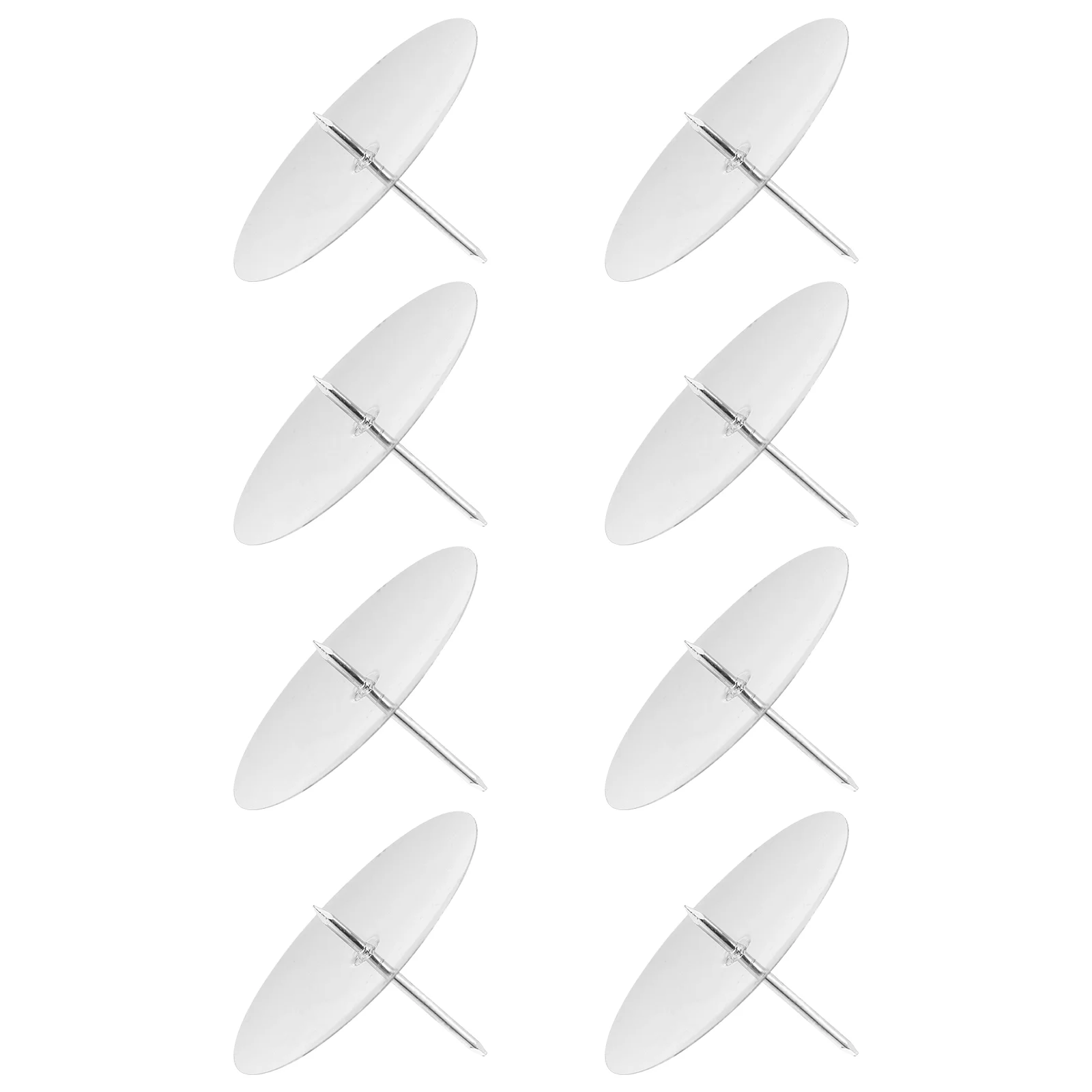 

8 Pcs Iron Plate Holders Wax Candles Stand Metal Holder Bracket Holders Candlesticks