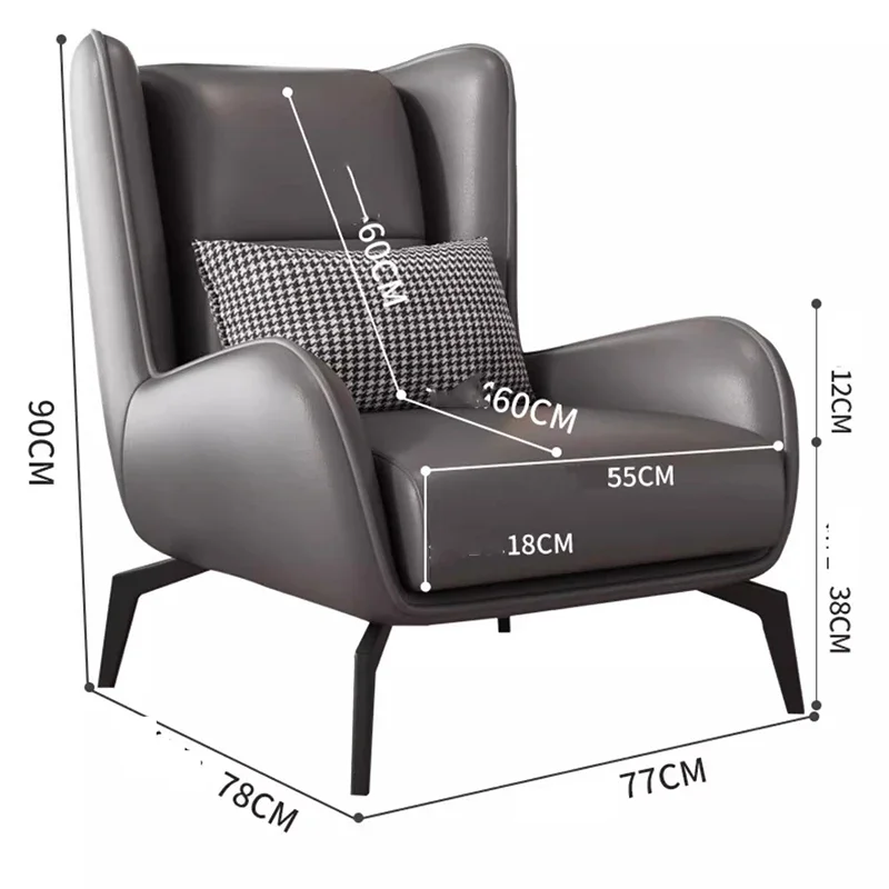 Стулья для гостиной с кожаными ножками диван Contemporain стулья ленивым полом