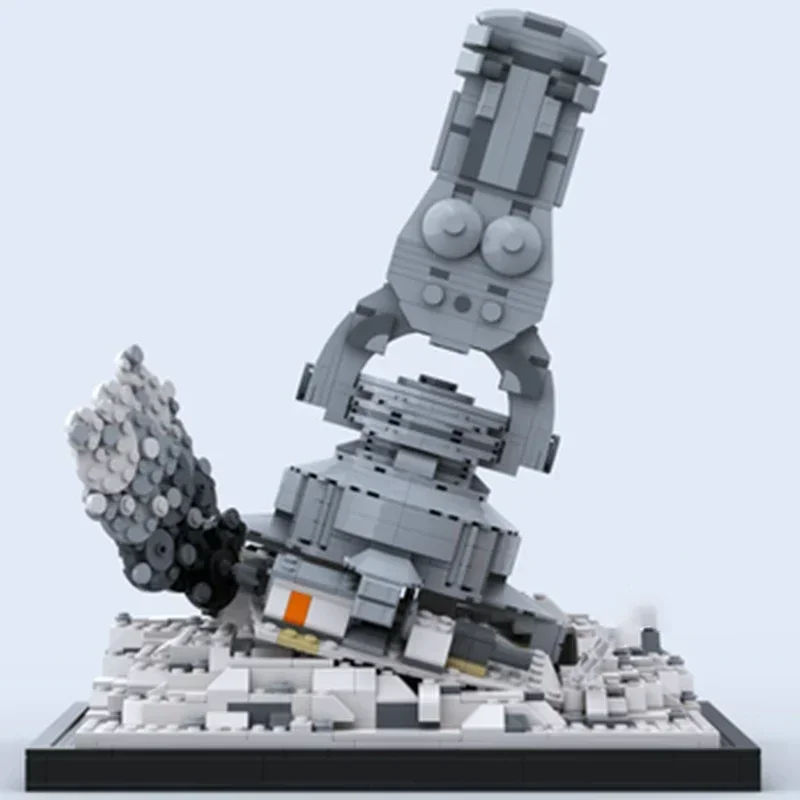 Фото Популярный конструктор Star Movie Model Moc: Модульные блоки Snowspeeder Escape Technology, подарки, рождественские игрушки, наборы для самостоятельной сборки №4