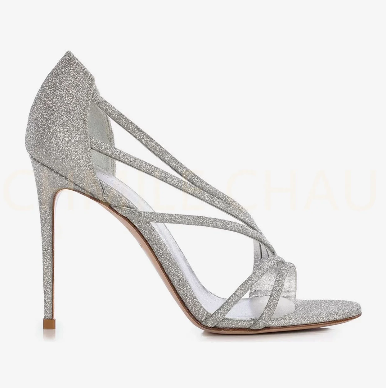 

Elegant Luxury Designer Women Sandals Stiletto High Heel Sexy Fetish Banquet Evening Party Dress Prom Plus Size Shoes 36-CHC-30