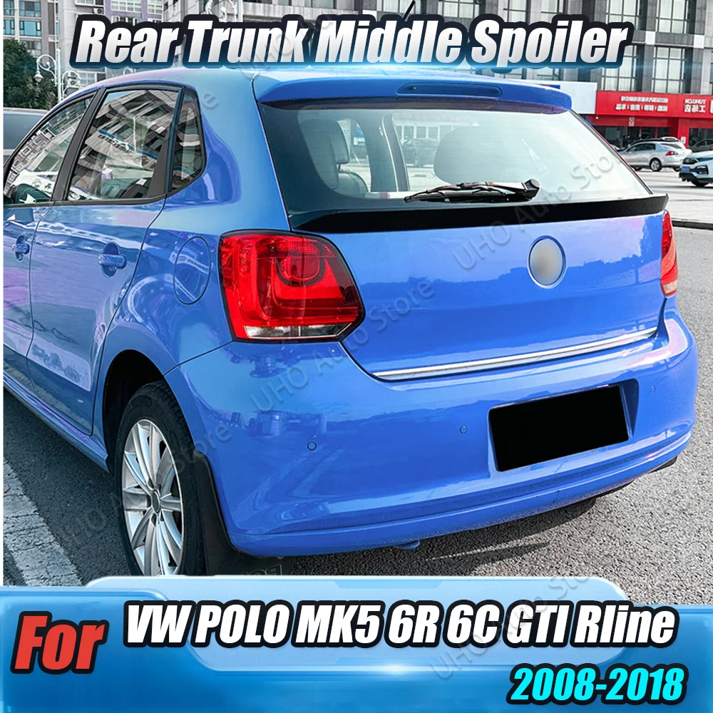 Автомобильный задний спойлер средний для багажника каркас сплиттер крыла черный