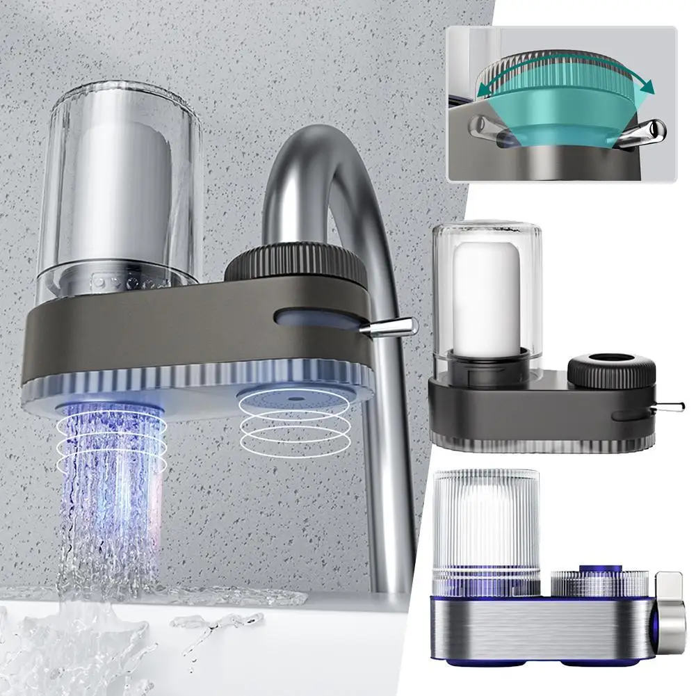 

Очиститель для водопроводной воды, кран с фильтром для раковины, кухонный смеситель, моющийся керамический Перколятор, фильтрация в ванную комнату, очиститель