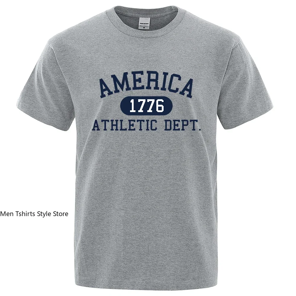 Футболка мужская Атлетическая с надписью Dept модная тенниска в стиле хип-хоп