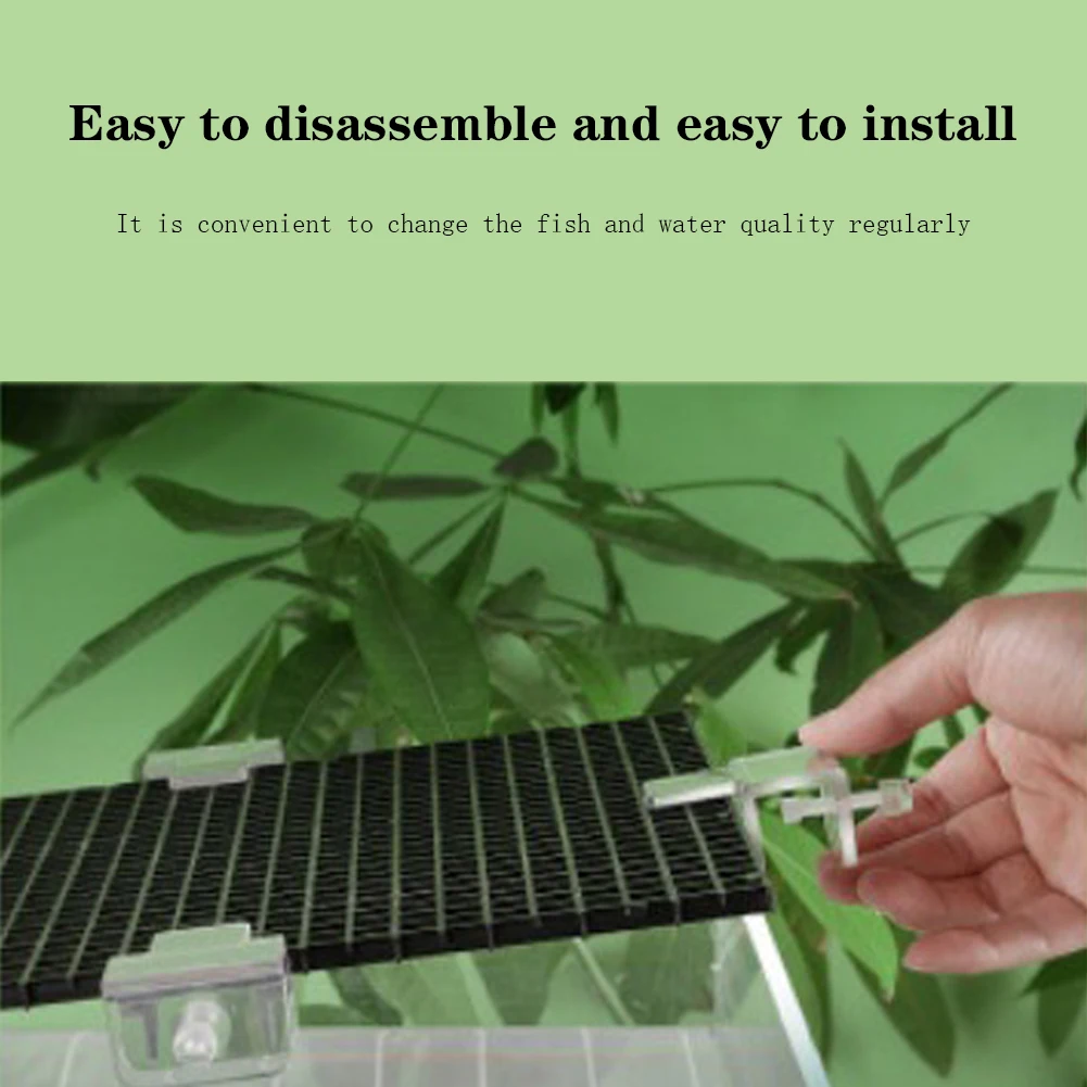 6 шт. клипсы для крышки аквариума прозрачный акриловый держатель стеклянная