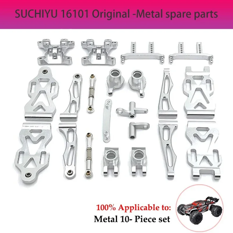 Монтажные решения Metal Para SCY 16101 16102 16103 16106 16201 JJRC Q130 1/16 Piezas Actualización De Coche RC Accesorios