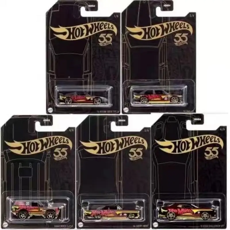 

Спортивный автомобиль Hot Wheels 55-я годовщина черная Золотая памятная модель скрытая модель Hdh54 корпус из сплава детская Игрушечная модель автомобиля