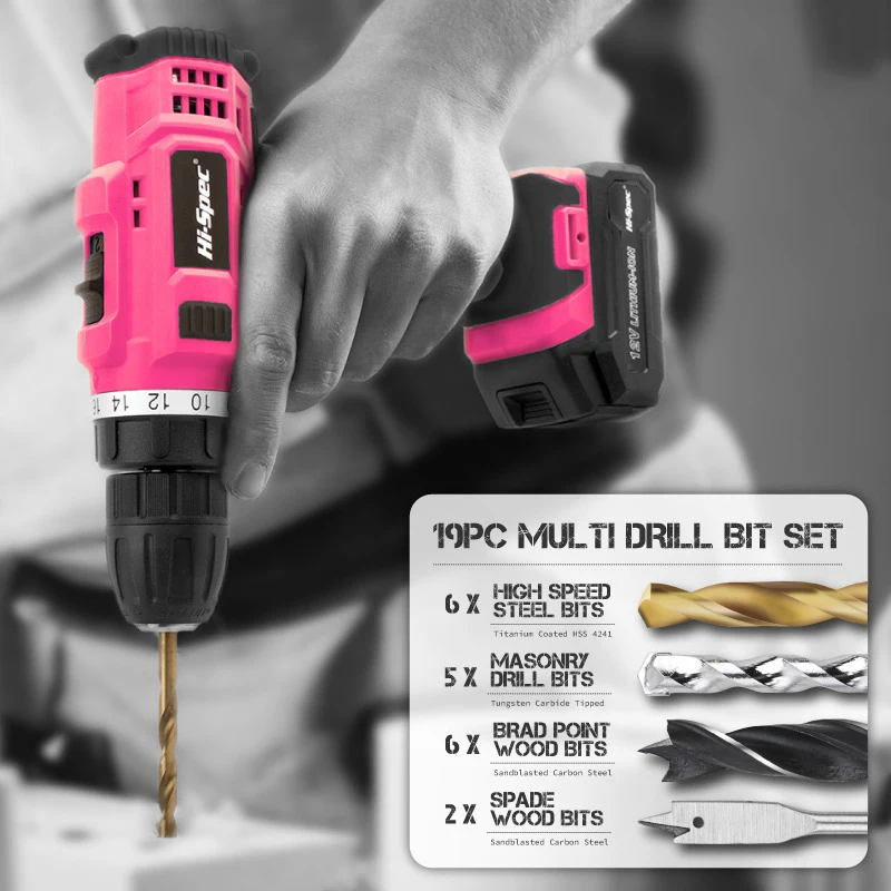 12 Volt Drill Electric Screwdriver Rechargeable Hand Drill C