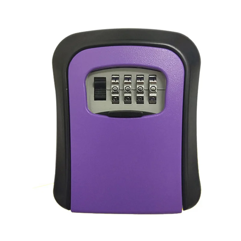 

Key Lock Box With Waterproof Case Wall Mount Metal Password Box For Home Business Realtors