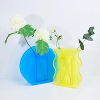 diy crystal epoxy vase silicone mold creative plant flower arrangement ornament ornament fish tank flower pot table mold