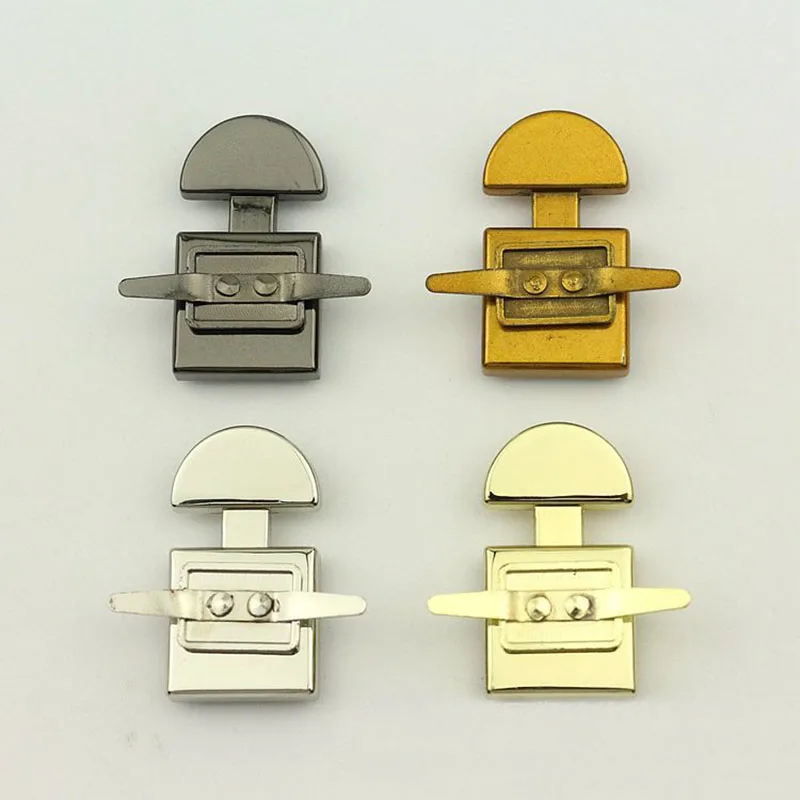 

10pcs Metal Button Lock Fashion Cute Switch Lock Mortise Lock Closure Parts for DIY Handbag Shoulder Bag Purse Hardware Supply