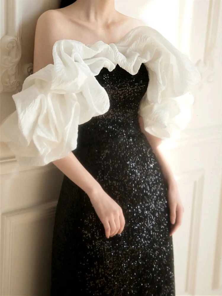 Женское винтажное платье в стиле бохо элегантное Сетчатое кружевное