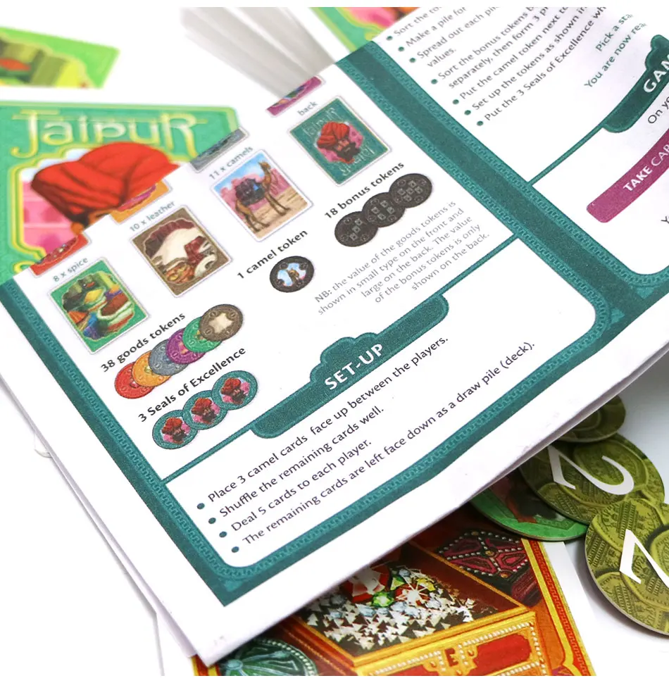 Джайпур карточные игры английский и испанский правила 2 игрока настольная игра