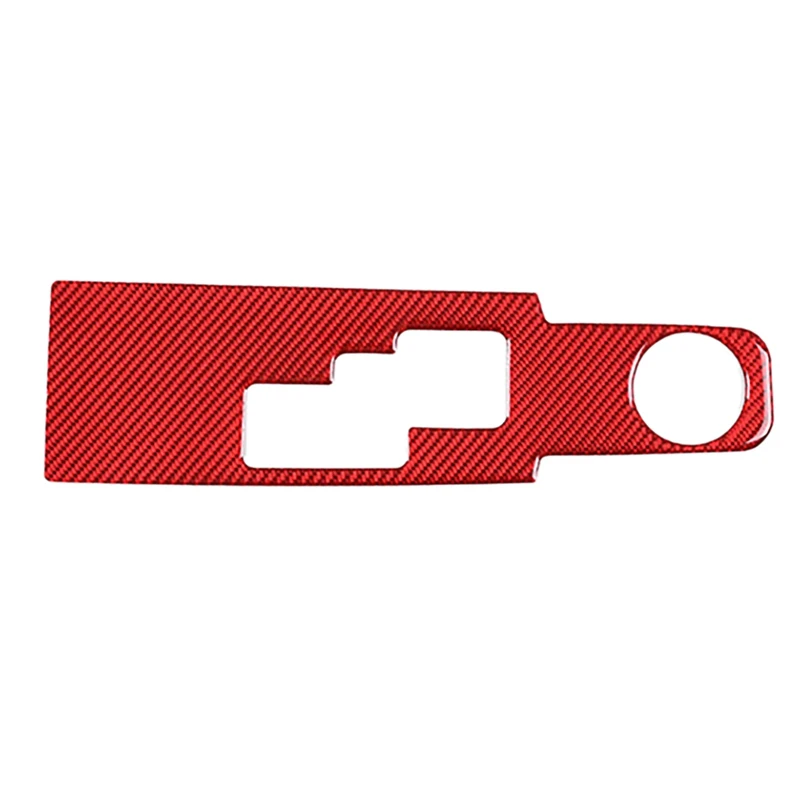 

Car Soft Carbon Fiber Central Control Gear Cover Trim for Nissan GTR R35 2008-2016