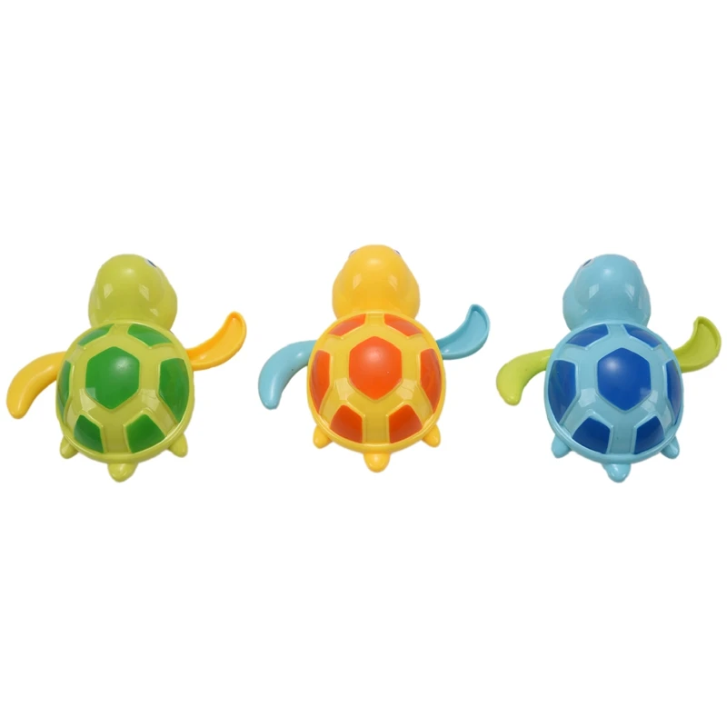

Baby Bathing Bath Swimming Tub Pool Toy Cute Wind Up Turtle Animal Bath Toys Set For Kids,Pack Of 3