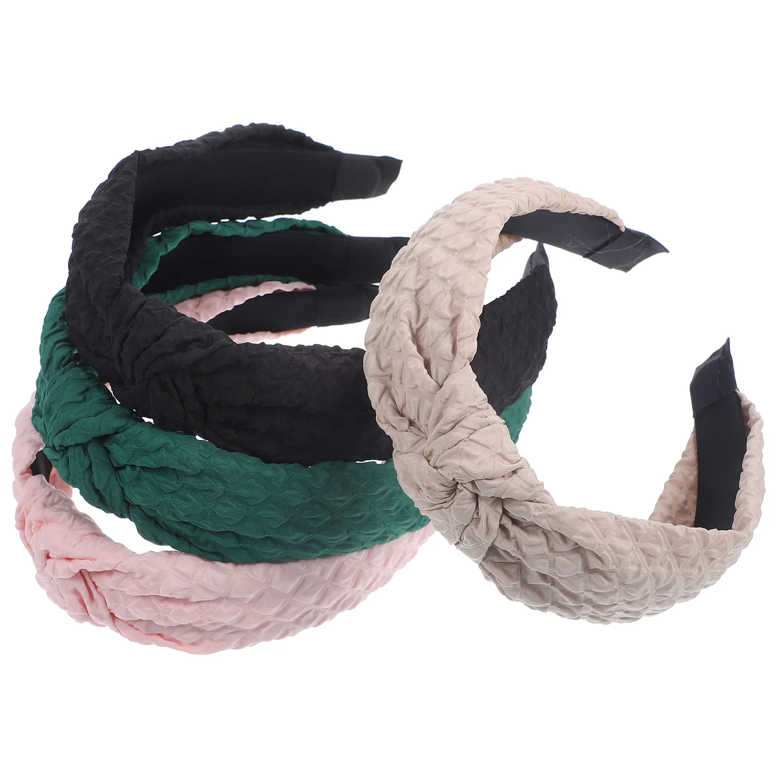 

4 Pcs Knot Headband Women Knotted Headbands Girls Summer Tie Fashion Fabric Women's Adult