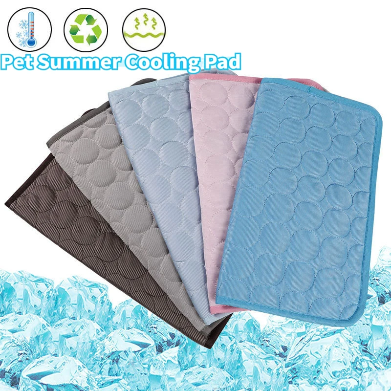 

Dog Mat Cooling Summer Pad Mat For Dogs Cat Blanket Sofa Breathable Dog Bed Summer Washable For Small Medium Large Dogs Car