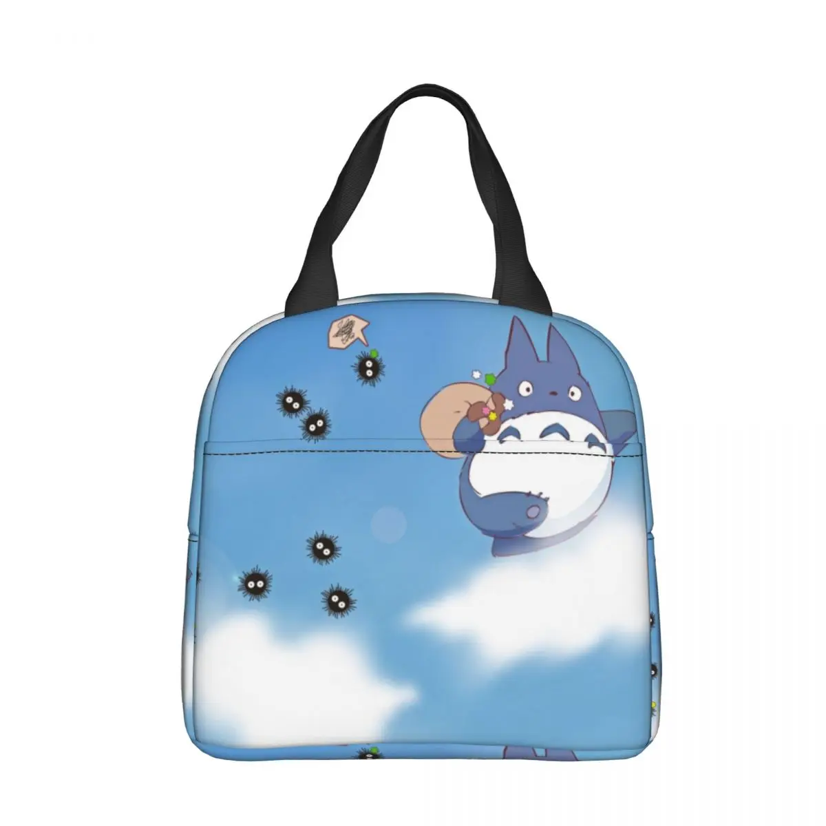 

Totoro Oxford Cloth Portable Bags Studio Ghibli School Trip Lunch Hiking Debris Cooler Food Handbags