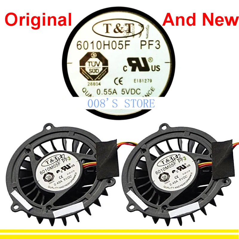 Новый вентилятор кулера ЦП для MSI EX400 EX401 EX401X EX600 VR601 VR200 VR440 PR600 T & 6010H05F PF1/PF3 DC 5 В 0 55 A
