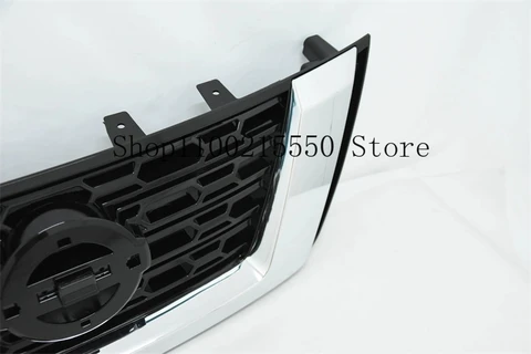 Передние гоночные решетки, решетка бампера, матовый черный, оригинальный стиль, подходит для Nissan Terra 2018-2020, передняя средняя решетка из АБС-пластика