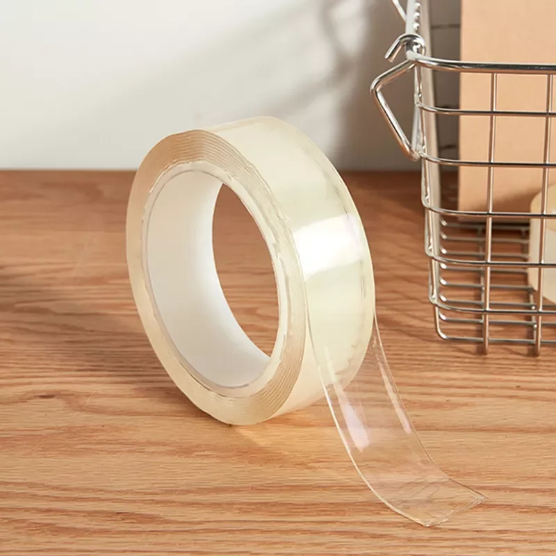 

Nano Tracsless Tape Double Sided Tape Transparent No Trace Reusable Waterproof Adhesive Tape Cleanable Home gekkotape