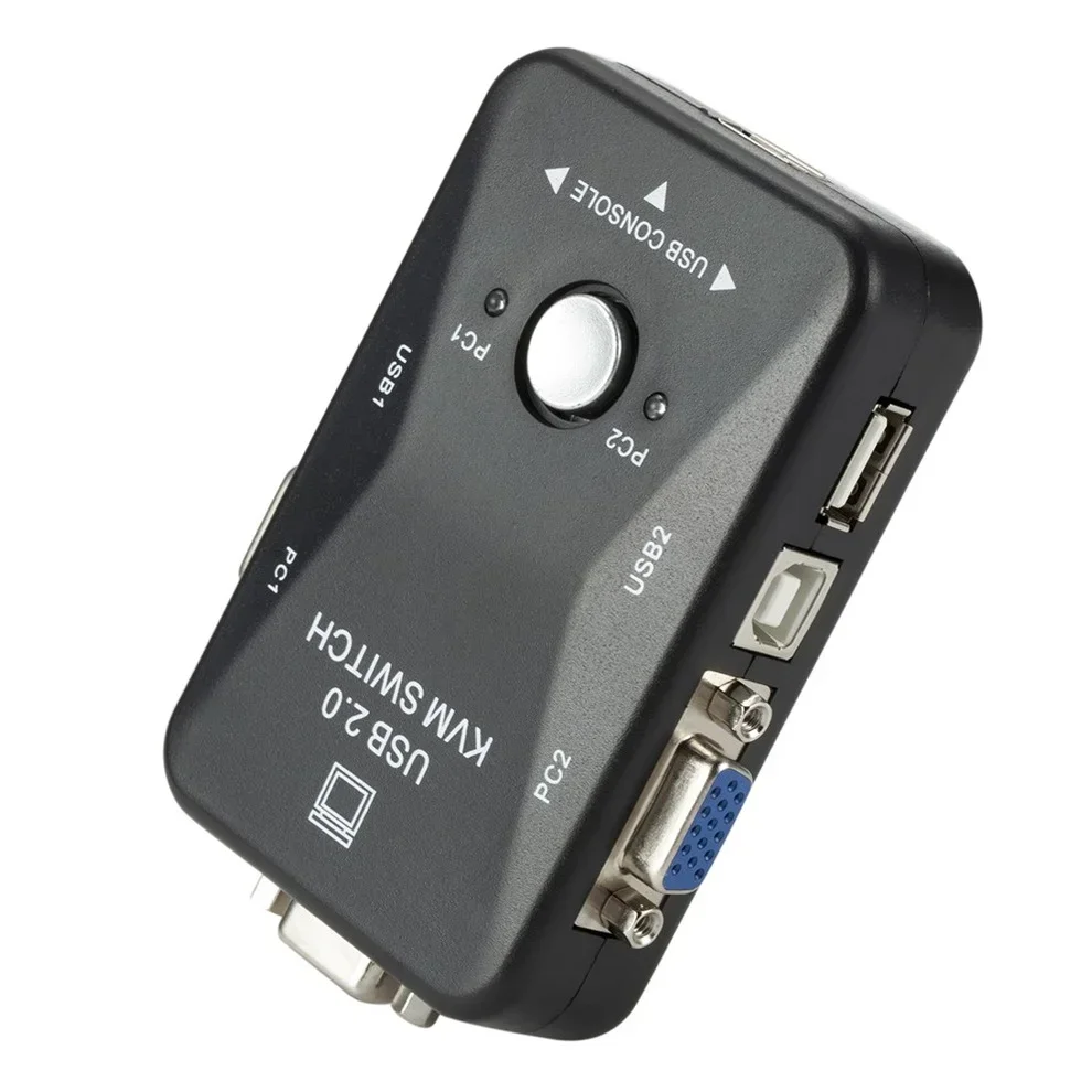 USB KVM переключатель адаптер 1920x1440 250 МГц VGA