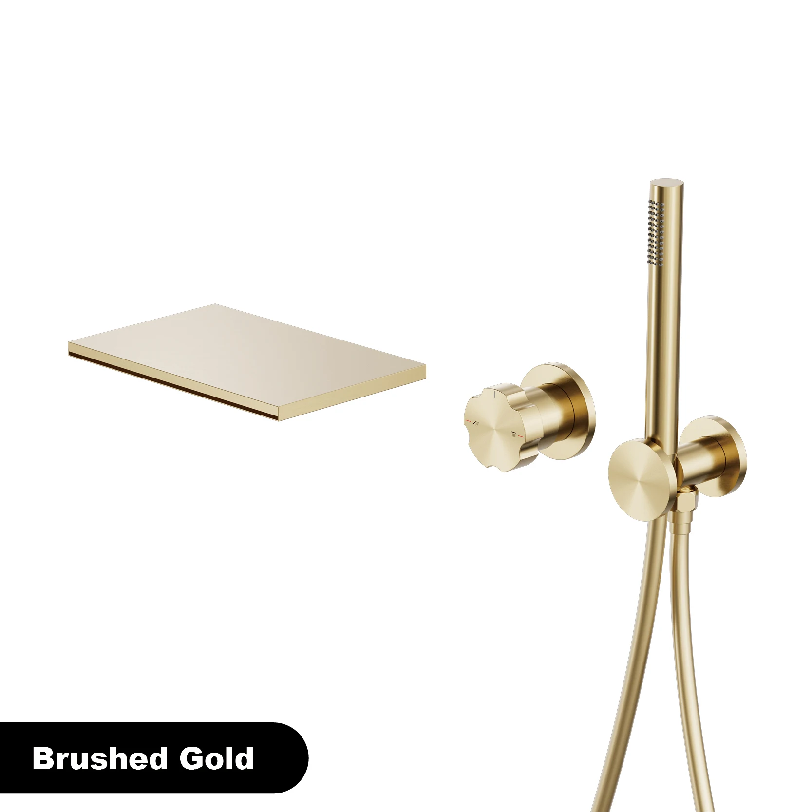 

Скрытый смеситель для ванны Gun Grey